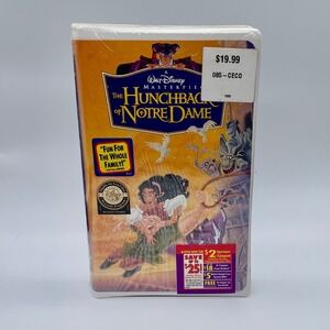 The Hunchback of Notre Dame (VHS, 1997) SEALED clamshell‎ FREE SHIPPING